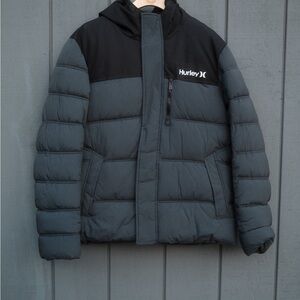 Hurley Charcoal and Black Jacket